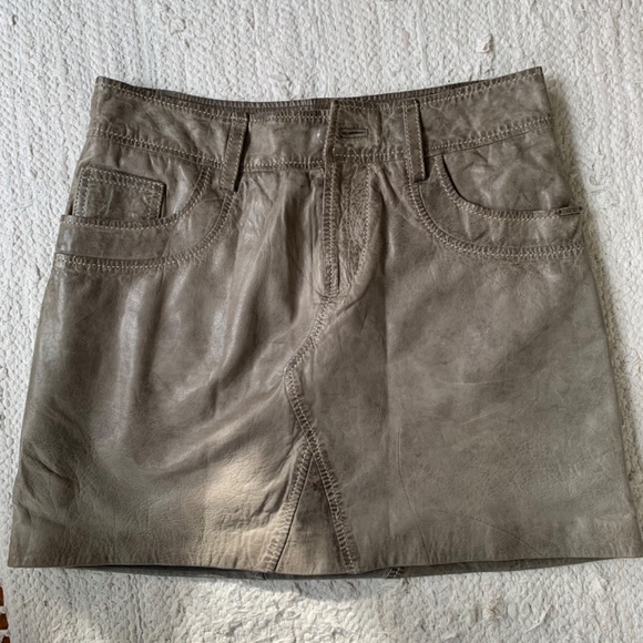 Lamb leather skirt from Denmark - Picture 4 of 4